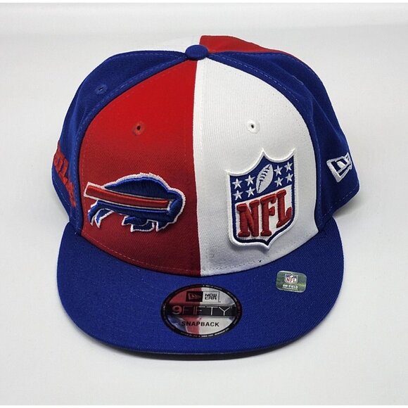 New Era 9FIFTY Buffalo Bills Red/Royal 2023 Sideline Snapback Hat - Picture 2 of 6